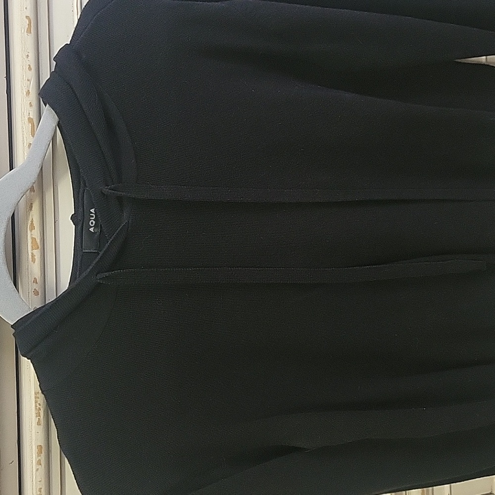 Aqua Womens Black Hoodie